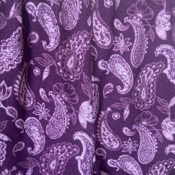 🔥5 for $12🔥Lucky Brand Pink & Plum Paisley Shorts - Picture 9 of 11